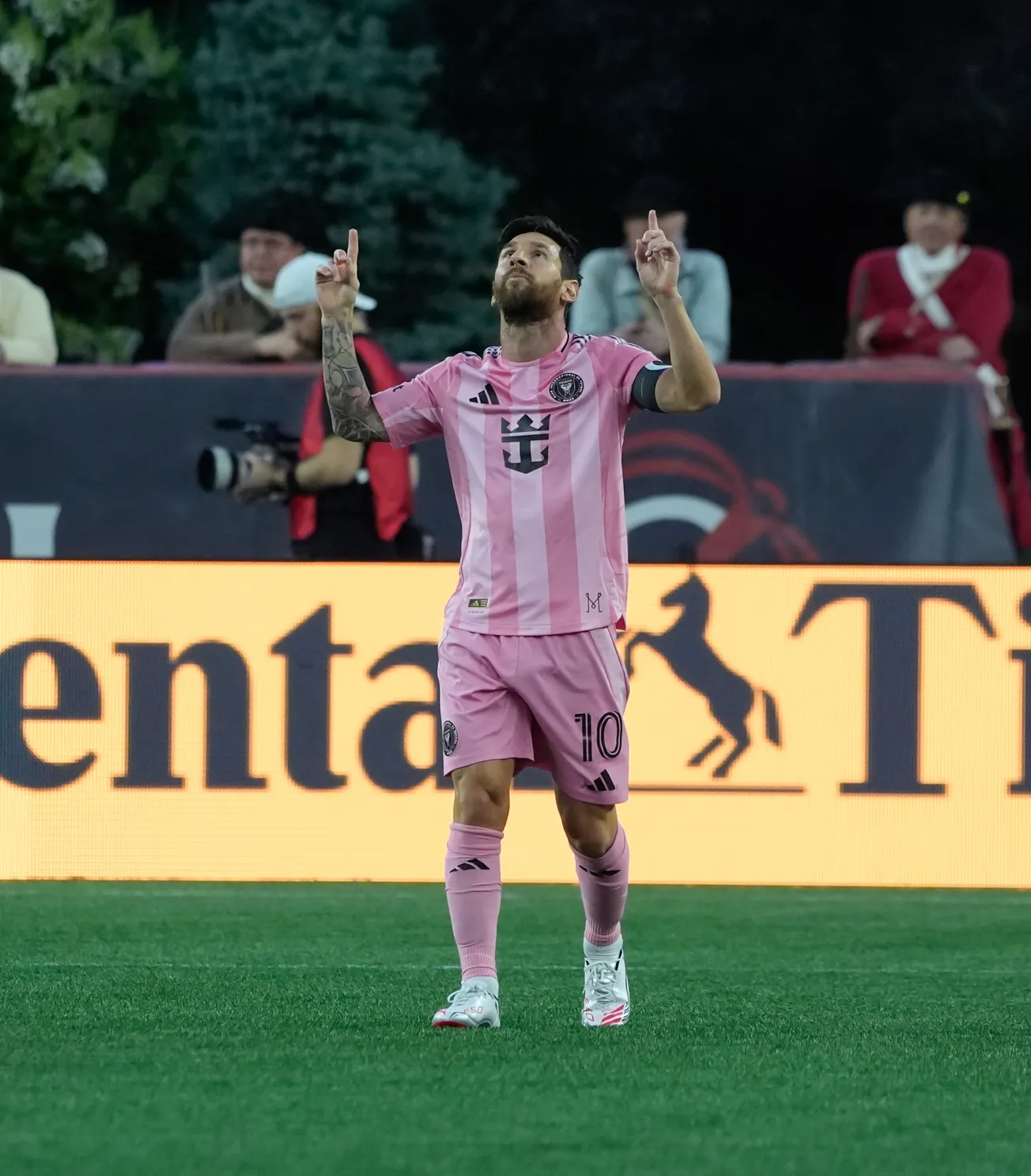 Messi hace historia en el Gillette Stadium