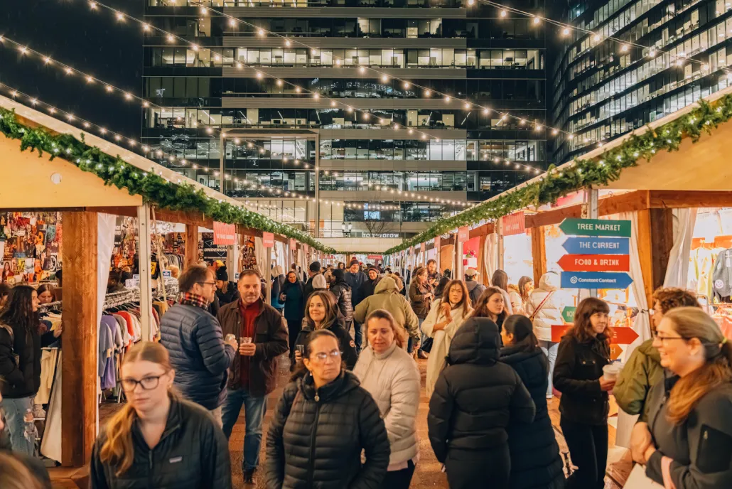 Seaport trae nuevamente el mercado navideño "Snowport"
