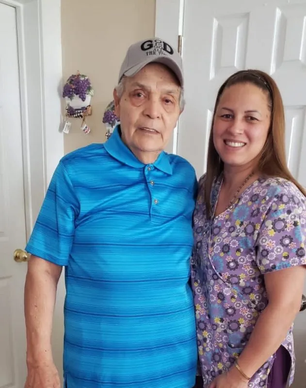 Carmen Lamarche, cuidadora de ancianos y pacientes enfermos