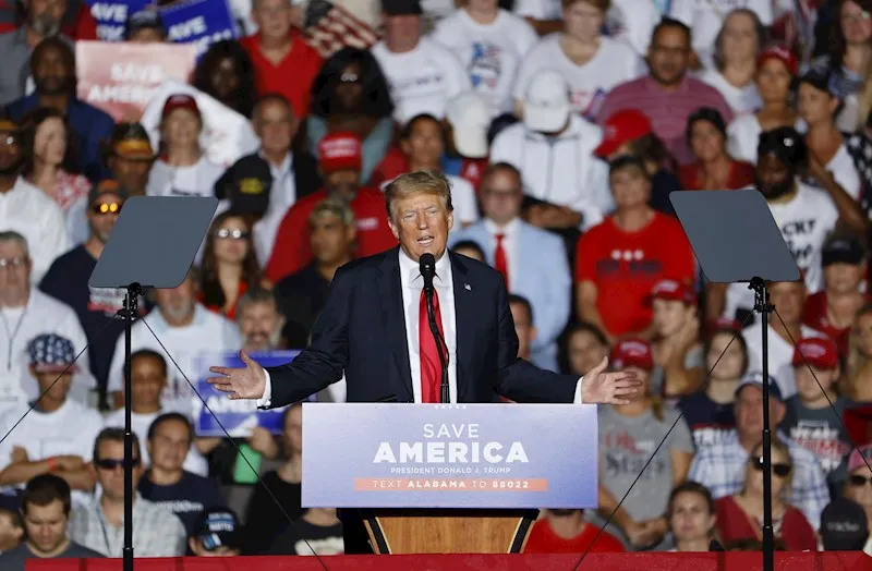 Donald Trump en un evento en Alabama