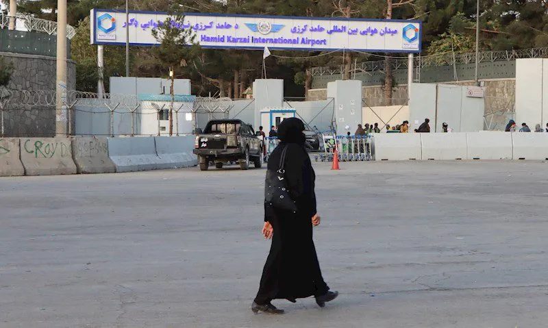 Aeropuerto Hamid Karzai de Kabul el sábado 29 de agosto