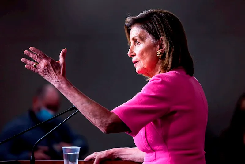 Nancy Pelosi, presidenta de la Cámara de Representantes