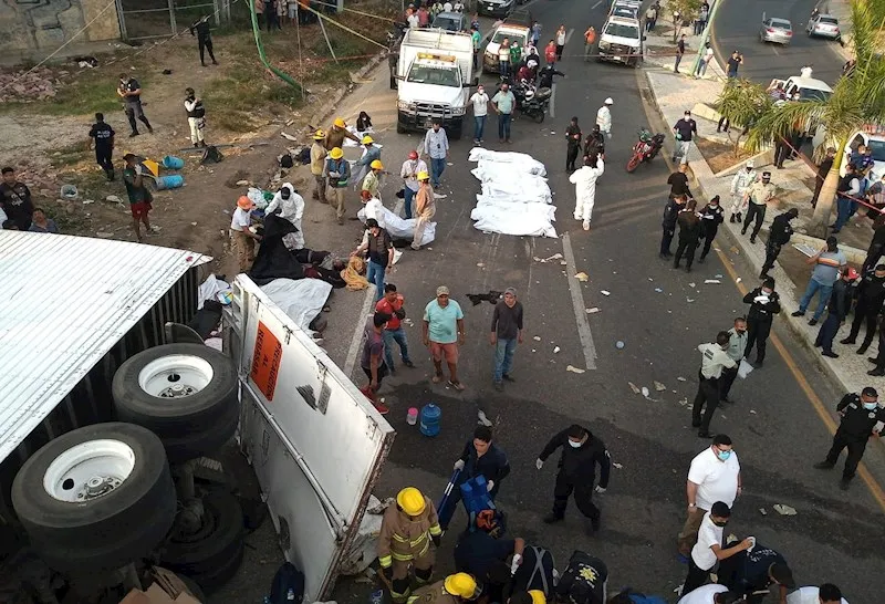 La mayoría de los migrantes fallecidos en accidente en México eran de Guatemala