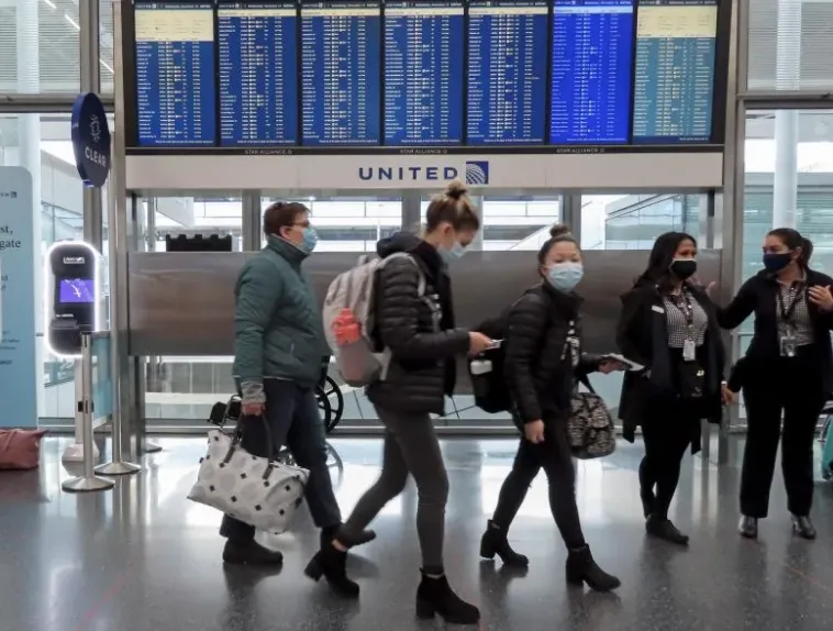 Aeropuerto Internacional O'Hare en Chicago, Illinois, el 24 de noviembre de 2021. | Foto: Efe.