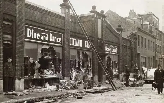 Incendio Cocoanut Grove. Foto: Boston Public Library