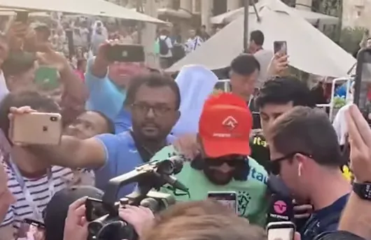 Falso Neymar en Qatar. Captura de pantalla