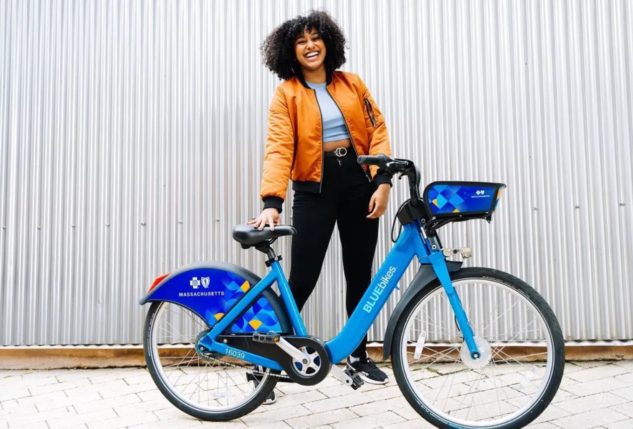 Foto. Bluebikes