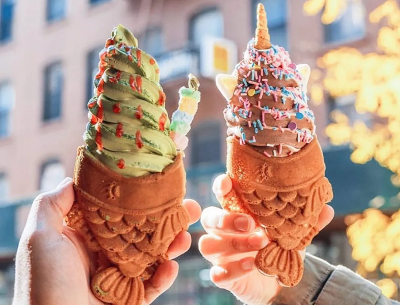 Descubre las mejores heladerias de Boston. Foto Taiyaki NYC instagram
