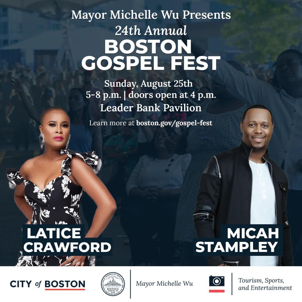 El GospelFest de Boston será el próximo 25 de este mes