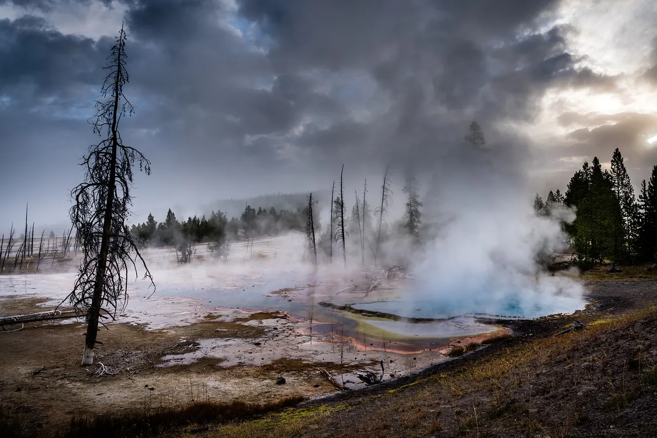 Una mujer sufrió quemaduras al caer en una zona termal del Yellowstone National Park