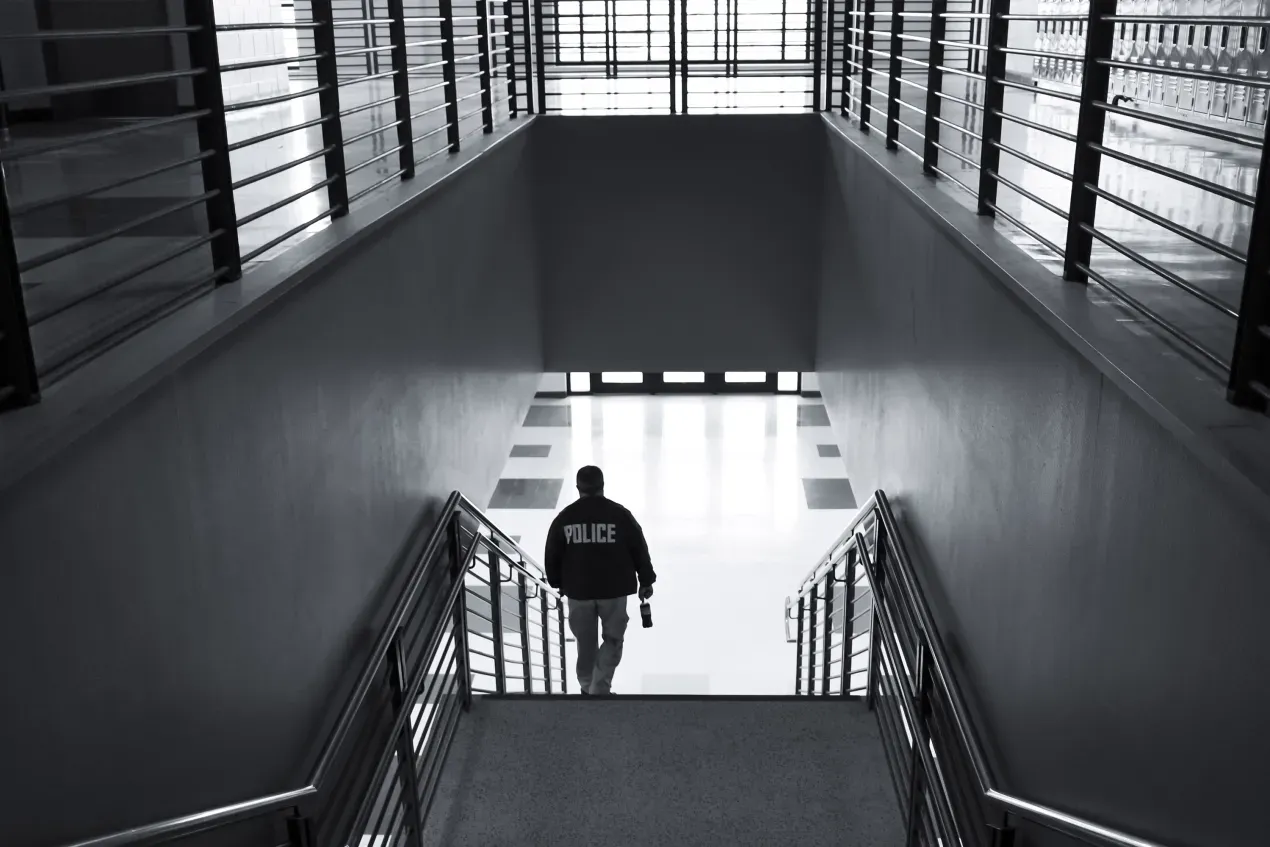 ¿Previene la violencia con armas tener policías en las escuelas?